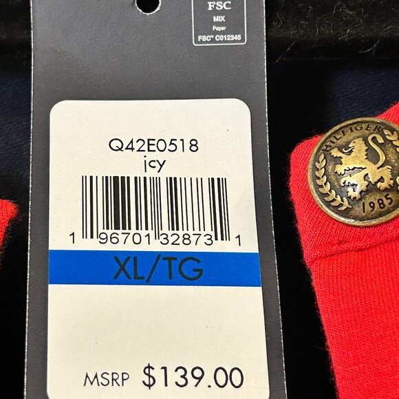 New Tommy Hilfiger Women's Collarless Blazer Jacket: Size XL - Picture 6 of 8